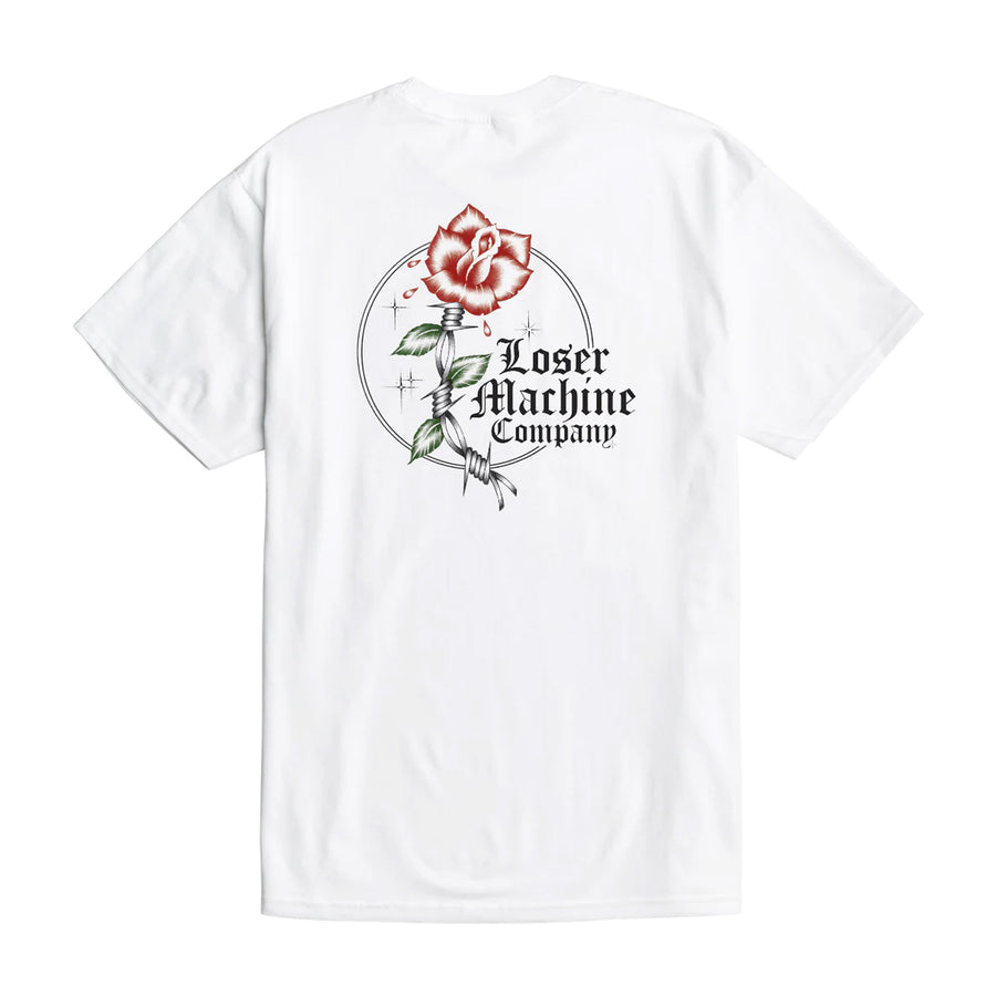 Loser Machine Concrete Rose T-Shirt - White