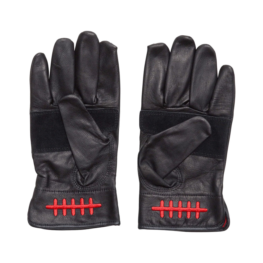 Loser Machine Death Grip Leather Gloves - Black